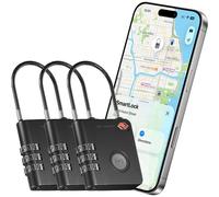 Mevronisshop-Smartlock ¿ Cadenas De Bagage Intelligent Avec Suivi, Approuvé Tsa, Compatible Apple Find My, Traqueur Gps Bluetooth, Pile Remplaçable (Lot De 3)