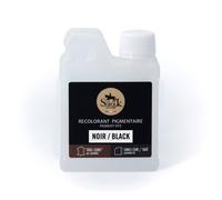 Mevronisshop-Sofolk - Peinture Cuir/Simili-Cuir - Recoloration Pour Cuir Abimé, Rayé, Giffré, Décoloré - Volant De Voiture, Siège Auto, Canapé, Chaussure, Veste Et Vêtements (250ml, 01-Noir)