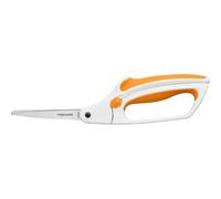 Mevronisshop-Softgrip Ciseaux À Tissu, Longueur 26 Cm, Lame En Acier Inoxydable/Manche En Plastique, Blanc, Easy Action, 1070070