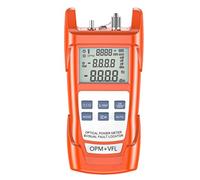 MEVRONISSHOP-Testeur Optique tout-en-un, Photomètre Fibre Optique FTTH -70 dBm à +10 dBm avec fonction 15mW Localisateur Visuel de Défauts