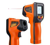 MEVRONISSHOP-Thermomètre Infrarouge Laser, -50 ¿ 600 ¿ Pistolet de Température Sans Contact Thermomètres à Infrarouges avec Eclairage LCD, pour Cuisine Cuisson, Industrie, Barbecue (pas pour l'homme)
