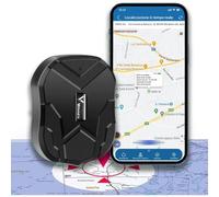 MEVRONISSHOP-Traceur GPS Voiture - Localisateur Étanche avec Fonction Anti-Perte, Dispositif de Localisation en Temps Réel, Suivi de l'Historique, TK905-5000mah