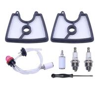 Mevronisshop-Trousse De Filtre À Air Pour Husqvarna 125b 125bx 125bvx, Adefol Filtres À Air + Conduite De Carburant + Filtre À Carburant + Bougie Pièces Souffleur De Feuilles Accessoire
