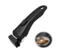 Mewneap Poignée Détachable pour Casserole Universelle Amovible Résistante à la Chaleur 250°C Support 10kg Poignée Antidérapante Compatible avec Tefal la Plupart des Ustensiles de Cuisine
