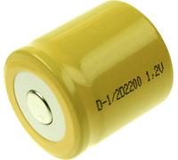Mexcel D-1/2D2200 Pile rechargeable spéciale 1/2 LR20 (D) flat-top NiCd 1.2 V 2200 mAh 1 pc(s)