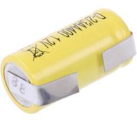 Mexcel D-2/3AA400 Pile rechargeable spéciale 2/3 LR6 cosses à souder en U, flat-top NiCd 1.2 V 400 mAh 1 pc(s)