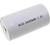 Mexcel D-D4000H Pile rechargeable spéciale LR20 (D) résiste aux températures élevées, flat-top NiCd 1.2 V 4000 mAh 1 pc(s)