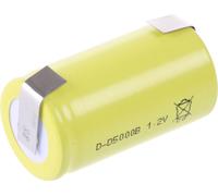 Mexcel D5000B Pile rechargeable spéciale LR20 (D) cosses à souder en U, flat-top NiCd 1.2 V 5000 mAh 1 pc(s)