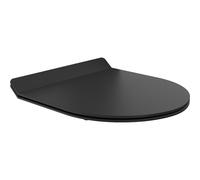 Mexen abattant WC à descente progressive slim, duroplast, noir mat - 39010185 5909 5907709126381