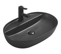 Mexen Adel lavabo sur comptoir 60 x 41 cm, noir mat - 22166085 15881 5907709157934
