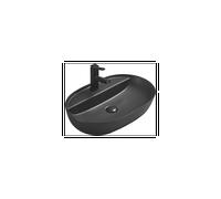 Mexen Adel lavabo sur comptoir 60 x 41 cm, noir mat - 22166085 15881 5907709157934