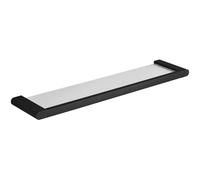Mexen Adox étagère suspendue en verre, noire - 7018237-70 15967 5907709154957