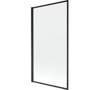 Mexen Alex Pare-baignoire 1 vantail 80 x 140 cm, Noir motif fix - 893-080-000-70-70
