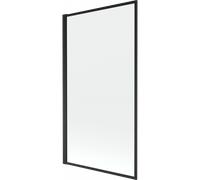 Mexen Alex paroi de baignoire 1 volet 80 x 140 cm, cadre noir fixe - 893-080-000-70-70 2397 5907709125971