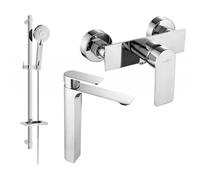 Mexen Alexa DQ40 ensemble de douche, chrome - 71214DQ40-00 5942 5907709198647