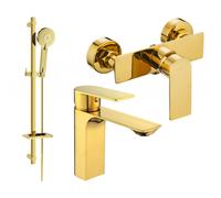 Mexen Alexa DQ40 ensemble de douche, doré - 71204DQ40-50 5923 5907709198395