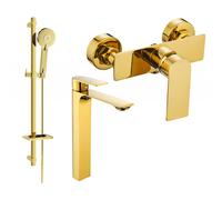 Mexen Alexa DQ40 ensemble de douche, doré - 71214DQ40-50 5943 5907709198654