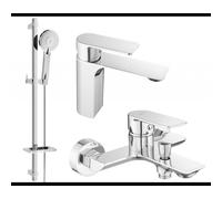 Mexen Alexa DQ40 set de bain, chrome - 71203DQ40-00 3426 5907709198289