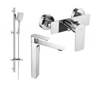 Mexen Alexa DQ62 ensemble de douche, chrome - 71214DQ62-00 5945 5907709198678