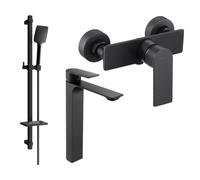 Mexen Alexa DQ62 ensemble de douche, noir - 71214DQ62-70 5947 5907709198692