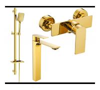 Mexen Alexa DQ62 ensemble de douche, doré - 71214DQ62-50 5946 5907709198685