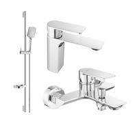 Mexen Alexa DS62 ensemble de bain, chromé - 71203DS62-00 3430 5907709198364