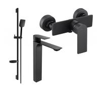 Mexen Alexa DS62 ensemble de douche, noir - 71214DS62-70 5951 5907709198739