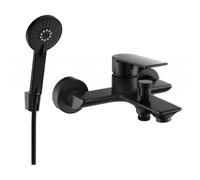 Mexen Alexa R40 robinet de baignoire avec ensemble de douche, noir - 7123R40-70 5957 5907709198821