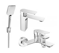 Mexen Alexa R62 ensemble de bain, chromé - 71203R62-00 3434 5907709198517