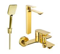 Mexen Alexa R62 ensemble de bain, doré - 71213R62-50 5954 5907709198784