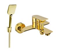 Mexen Alexa R62 robinet de baignoire avec ensemble de douche, doré - 7123R62-50 5958 5907709198845