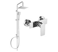 Mexen Tord ensemble de douche mural avec pomme de douche et robinet de douche Alexa, chrome - 71240200-00 6048 5907709181328
