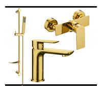 Mexen Alfa DF02 ensemble de douche, doré - 745704DF02-50 5241 5907709182806
