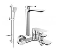 Mexen Alfa DF62 ensemble bain, chrome - 745713DF62-00 5277 5907709183261