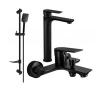 Mexen Alfa DF62 ensemble de bain, noir - 745713DF62-70 5279 5907709183308