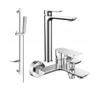 Mexen Alfa DF72 ensemble de bain, chrome - 745713DF72-00 5274 5907709183193