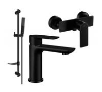 Mexen Alfa DF72 ensemble de douche, noir - 745704DF72-70 5240 5907709182813