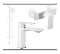 Mexen Alfa DQ40 ensemble de douche, blanc/chrome - 745704DQ40-02 5234 5907709182714