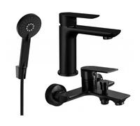 Mexen Alfa R40 ensemble baignoire, noir - 745703R40-70 5253 5907709182950