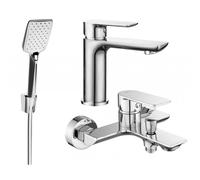 Mexen Alfa R62 ensemble de bain, chrome - 745703R62-00 5257 5907709183056