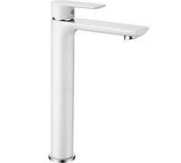 Mitigeur de lavabo Alfa, haut, blanc/chrome (745710-02)