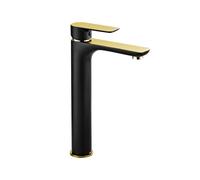 Mexen Alfa robinet de lavabo haut, noir/doré - 745710-75 4087 5907709173262