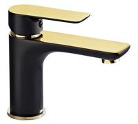 Mexen Alfa robinet de lavabo, noir/doré - 745700-75 4075 5907709173194