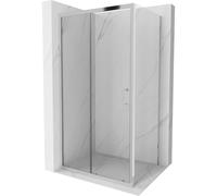 Mexen Apia cabine de douche coulissante 110 x 100 cm, transparent, chromé - 840-110-100-01-00 14660 5907709153714