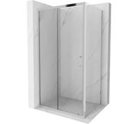 Mexen Apia cabine de douche coulissante 140 x 90 cm, transparente, chromée - 840-140-090-01-00 14679 5907709153875