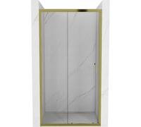 Mexen Apia porte de douche coulissante 100 cm, transparent, doré - 845-100-000-50-00 14600 5907709147638
