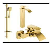 Mexen Aries DQ45 ensemble de baignoire, doré - 744813DQ45-50 5323 5907709183919