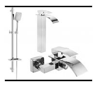 Mexen Aries DQ62 ensemble baignoire, chrome - 744813DQ62-00 5319 5907709183872