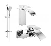 Mexen Aries DQ62 ensemble de bain, chrome - 744803DQ62-00 5310 5907709183780