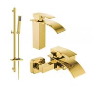 Mexen Aries DQ77 ensemble de bain, doré - 744803DQ77-50 5308 5907709183766
